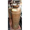 Image 1 : COPPER FLOOR ANTIQUE FIRE EXTINGUISHER