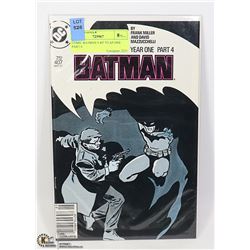 COMIC BATMAN # 407 YEAR ONE PART 4