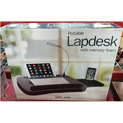 NEW PORTABLE LABDESK WITH MEMORY FOAM & LIGHT