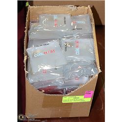 CASE OF 70 NEW REUSABLE INDIVIDUAL  / INSTANT HAND