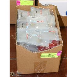 CASE OF 70 NEW REUSABLE INDIVIDUAL  / INSTANT HAND