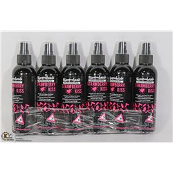 6 PACK SHAMPOO HEADS PROFESSIONAL STRAWBERRY KISS