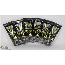 6 PACK SHAMPOO HEADS TROPICAL TWIST PRO