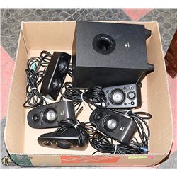 BOX WITH LOGITECH COMPUTER SURROUND