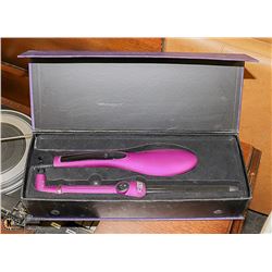 NUBI HAIR PURPLE COMBO SET INCLUDES HEAT BRUSH &