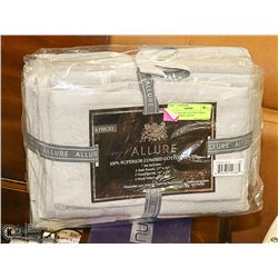 6 PIECE ALLURE COTTON TOWEL SET INCLUDES- 2 BATH