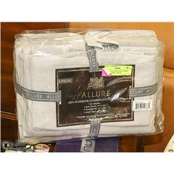 6 PIECE ALLURE COTTON TOWEL SET INCLUDES- 2 BATH
