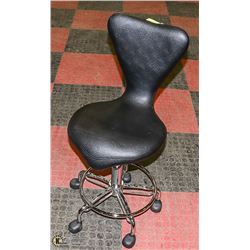 NEW SALON BLACK HYDRAULIC SWIVEL BAR STOOL