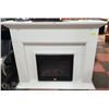 Image 1 : WHITE ELECTRIC FIREPLACE