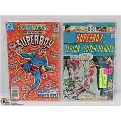 LOT OF TWO COLLECTOR SUPERBOY COMICS #36 & #212