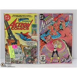 LOT OF TWO ACTION COMICS #518 & #559