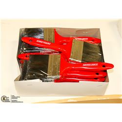 BOX OF 12 NEW 3INCH PAINT BRUSHES