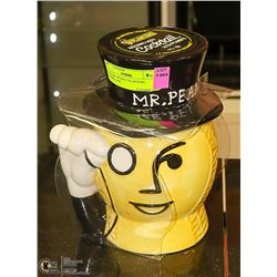 NEW MR. PEANUT PLANTERS COOKIE JAR