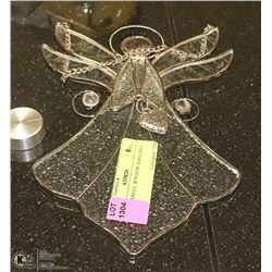 GLASS ANGEL WINDOW HANGING
