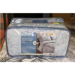 NEW TWIN REVERSIBLE COMFORTER 180 TREAD COUNT