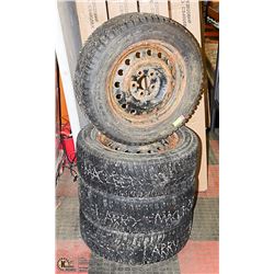 SET OF 4 NOKIAN NORDMAN WINTER TIRES