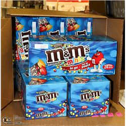 CASE WITH 12 BOXES OF 24 TUBES OF M&M'S MINIS
