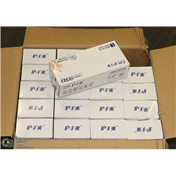 CASE WITH 20 BOXES OF 50 SIZE LARGE DISPOSABLE