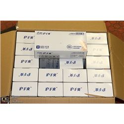 CASE WITH 20 BOXES OF 50 SIZE MEDIUM DISPOSABLE