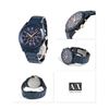 Image 2 : NEW ARMANI EXCHANGE 44MM BLUE ION PLATED MSRP $299