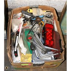 BOX OF ESTATE GARAGE ITEMS