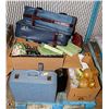 Image 1 : PALLET OF ASSORTED ESTATE ORNAMENTS, LUGGAGE  AND