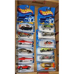 FLAT OF 12 ASSORTED HOTWHEEL COLLECTOR CARS