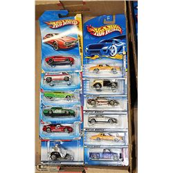 FLAT OF 12 ASSORTED HOTWHEEL COLLECTOR CARS