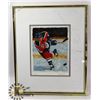 Image 1 : GLEN GREEN SLAPSHOT HOCKEY PICTURE 11 X 13