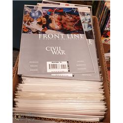 BOX OF COMICS - MARVEL DC MISC COLLECTIBLES