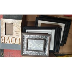 ASSORTED NEW PICTURE FRAMES - TWELVE