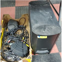 SET OF BOSE CINEMATE DIGITAL HOME THEATER SPEAKERS