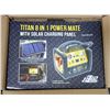 Image 1 : TITAN 8 IN 1 POWER MATE WITH SOLAR CHARGING PANEL