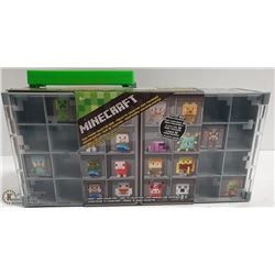 NEW SEALED MINECRAFT MINI FIGURE COLLECTOR CASE,