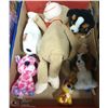 Image 1 : 5 TY BEANIE BABIES,SEAL GIRAFFE 3 DOGS,+MONKEY