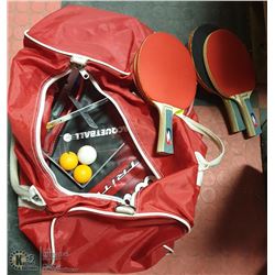 2 RACQUETBALL RACKETS AND PING PONG SET