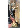 Image 1 : 4PCS BRASS FIREPLACE TOOLS SET