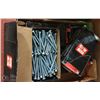 Image 1 : 5 BOXES 3/8'' X 4'' CARRIAGE BOLTS 100 PER BOX