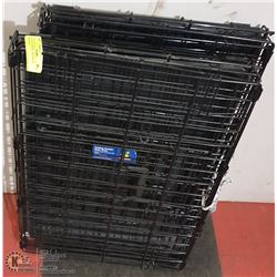 LOT OF 2 METAL DOG CRATES 24X18X19