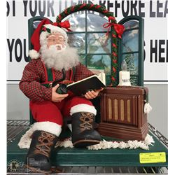 LARGE LIGHT UP SCENE WITH MOTION SANTA