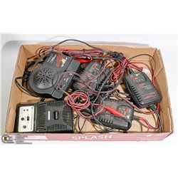 FLAT OF ASSORTED PROPHET CHARGERS