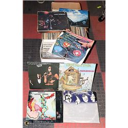3 BOXES VINTAGE ROCK RECORDS