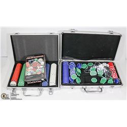 3 PARTIAL POKER SETS