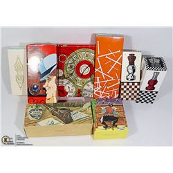 LOT OF 8 BOXED AVON COLLECTIBLES