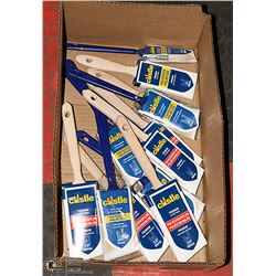 BOX WITH 13 NEW "CASTLE" PREMIUM PAINT
