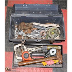 LARGE "STACK ON" PLASTIC TOOL BOX,