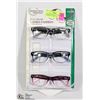 LDS DESIGN OPTICS F. GRANT READING GLASSES +2.00