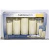 Image 1 : NEW 5 LED WAX CANDLES SET WITH REMOTE