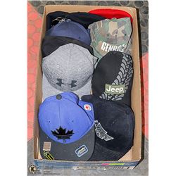 BOX WITH 3 ADIDAS TOQUES & 7 CAPS INCL.