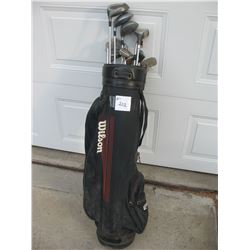 GOLF CLUBS and BAG - Some Left hand & Some Right Hand